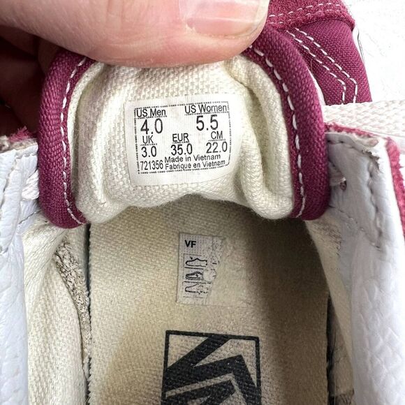 VANS Old Skool Lace Up Sneakers Fuchsia Women 5.5 Men 4 - Picture 8 of 9